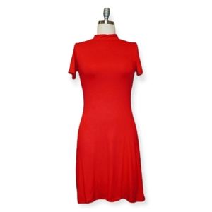 Velvet TorchMock Neck Jersey Dress